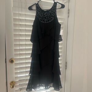 Elegant Black Sleeveless Dress